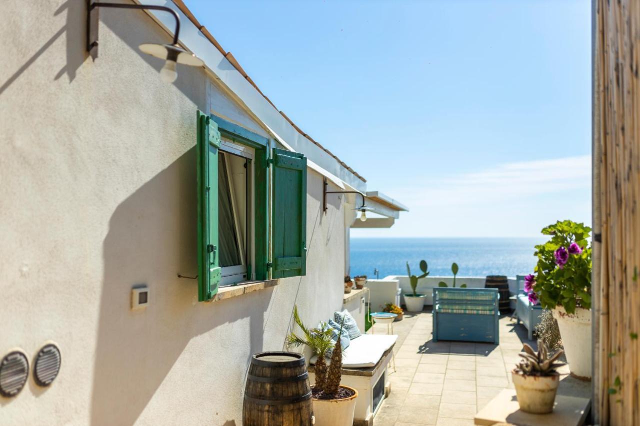 Casa Vacanze De Vita - Amazing View On The Coast Marina Serra Luaran gambar
